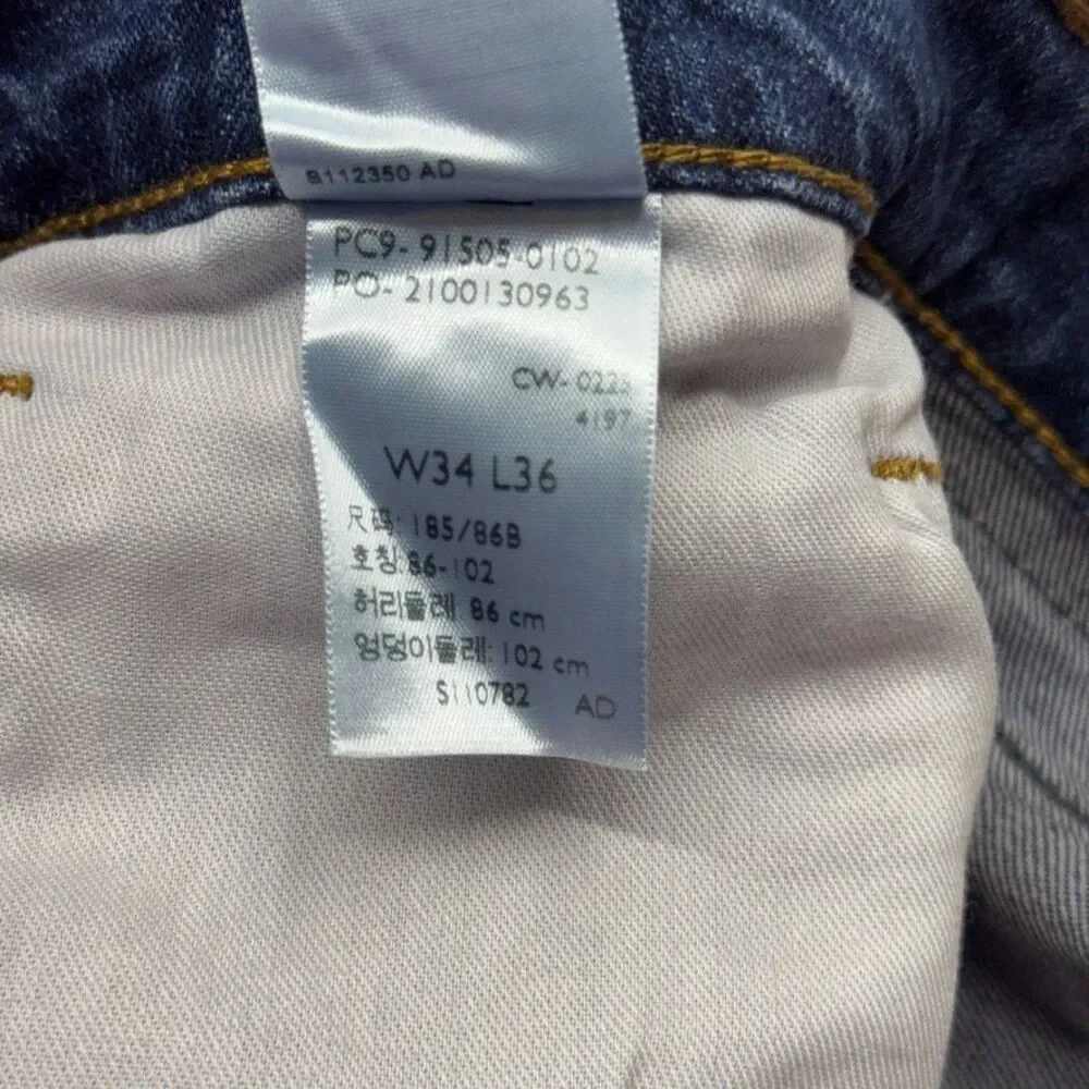 Levi Strauss Signature Gold Men's 34x36 Blue Bootcut Jeans NWT (78 characters)